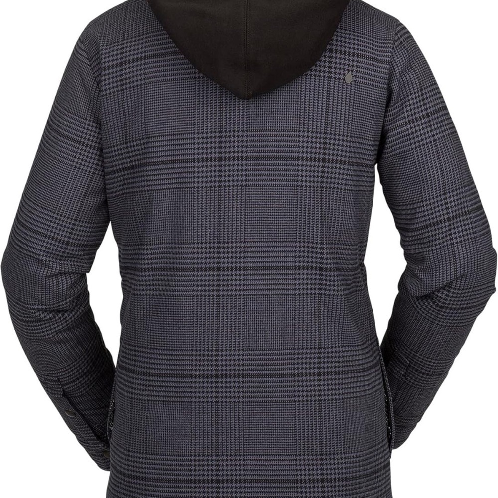 Volcom Navy Plaid winter snow Jacket - Picture 7 of 13